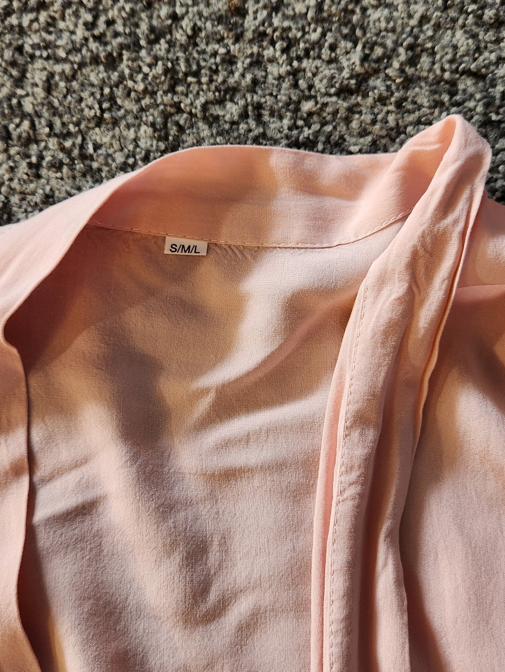 Lightweight Peach Robe - Picture 4 of 11
